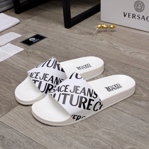 Replica Versace Slippers For Men #862675 $42.00 USD for Wholesale