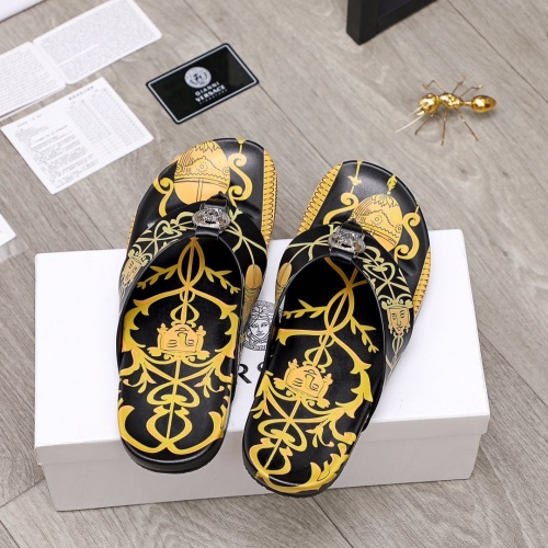 Replica Versace Slippers For Men #862691 $48.00 USD for Wholesale