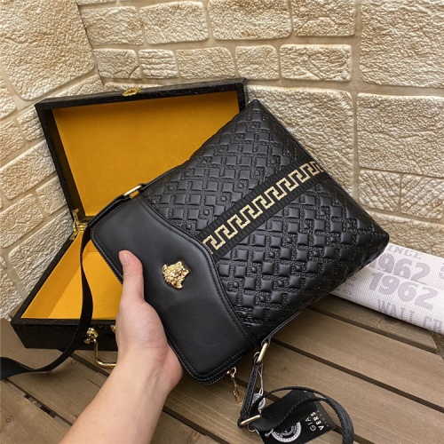 Replica Versace AAA Man Messenger Bags #862704 $86.00 USD for Wholesale