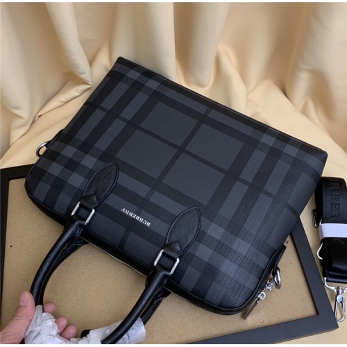 Replica Burberry AAA Man Handbags #862707 $102.00 USD for Wholesale