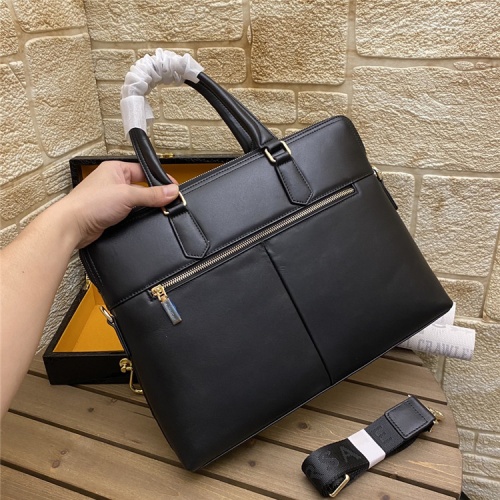 Replica Versace AAA Man Handbags #862708 $106.00 USD for Wholesale