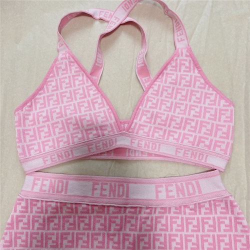 Replica Fendi Bathing Suits Sleeveless For Women #863241 $45.00 USD for Wholesale