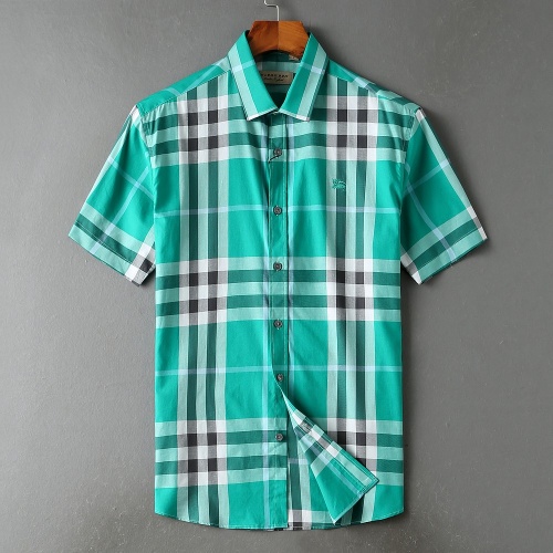 Burberry Shirts Short Sleeved For Men #863255 $39.00 USD, Wholesale Replica Burberry Shirts