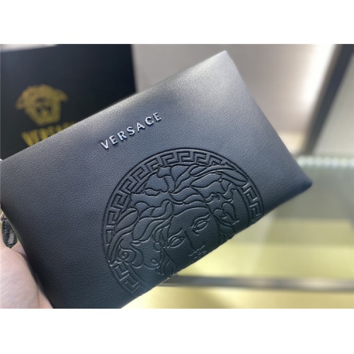 Replica Versace AAA Man Wallets #863281 $58.00 USD for Wholesale