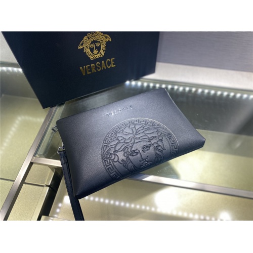 Replica Versace AAA Man Wallets #863281 $58.00 USD for Wholesale