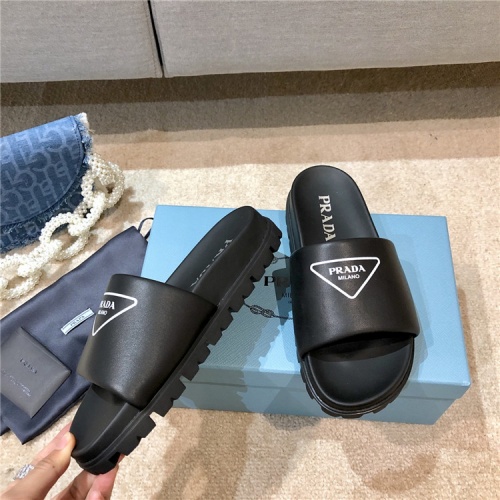 Replica Prada Slippers For Women #863295 $78.00 USD for Wholesale
