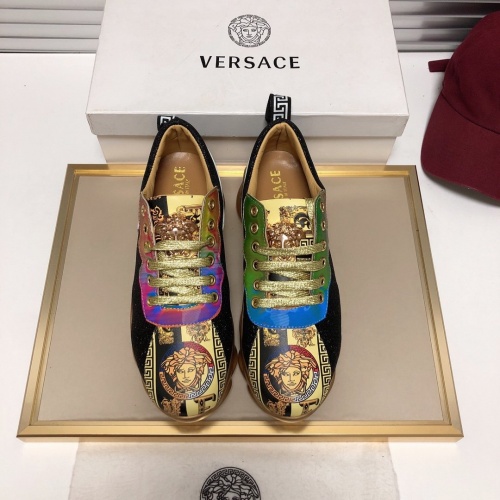 Replica Versace Casual Shoes For Men #863443 $82.00 USD for Wholesale