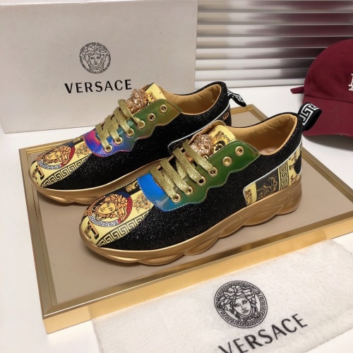 Replica Versace Casual Shoes For Men #863443 $82.00 USD for Wholesale