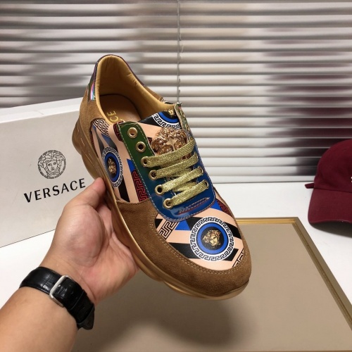 Replica Versace Casual Shoes For Men #863445 $82.00 USD for Wholesale