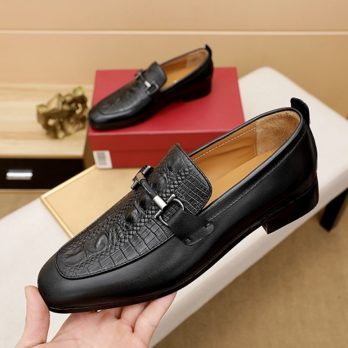Ferragamo Leather Shoes For Men #863563 $82.00 USD, Wholesale Replica Salvatore Ferragamo Leather Shoes