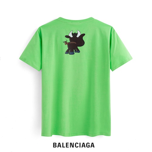 Replica Balenciaga T-Shirts Short Sleeved For Men #863643 $29.00 USD for Wholesale