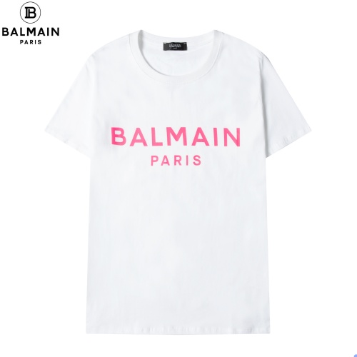 Balmain T-Shirts Short Sleeved For Men #863650 $27.00 USD, Wholesale Replica Balmain T-Shirts