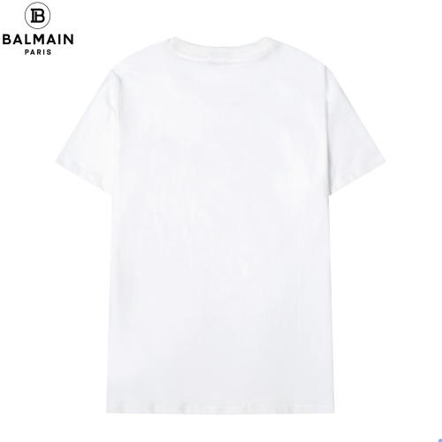 Replica Balmain T-Shirts Short Sleeved For Men #863650 $27.00 USD for Wholesale