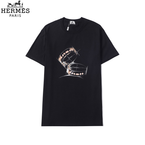 Hermes T-Shirts Short Sleeved For Men #863835 $29.00 USD, Wholesale Replica Hermes T-Shirts