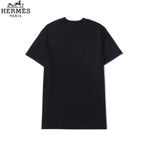 Replica Hermes T-Shirts Short Sleeved For Men #863835 $29.00 USD for Wholesale