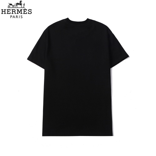 Replica Hermes T-Shirts Short Sleeved For Men #863836 $29.00 USD for Wholesale