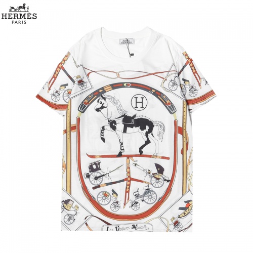 Hermes T-Shirts Short Sleeved For Men #863839 $29.00 USD, Wholesale Replica Hermes T-Shirts
