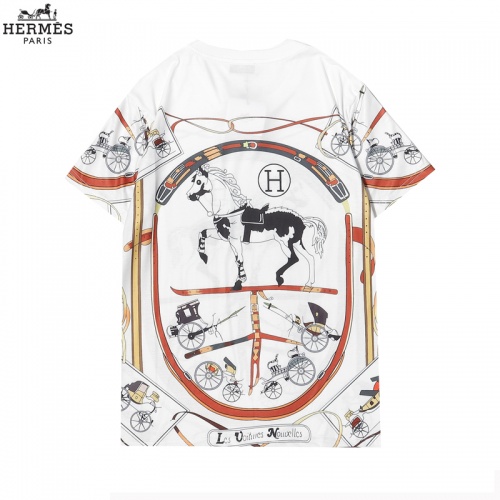 Replica Hermes T-Shirts Short Sleeved For Men #863839 $29.00 USD for Wholesale
