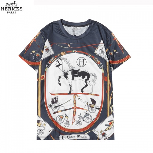 Hermes T-Shirts Short Sleeved For Men #863840 $29.00 USD, Wholesale Replica Hermes T-Shirts