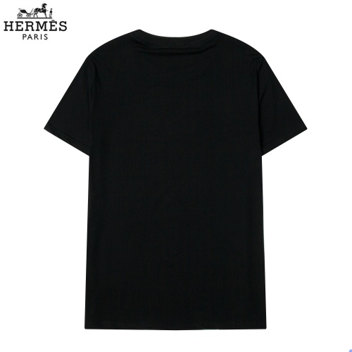 Replica Hermes T-Shirts Short Sleeved For Men #863842 $29.00 USD for Wholesale