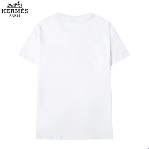 Replica Hermes T-Shirts Short Sleeved For Men #863843 $29.00 USD for Wholesale