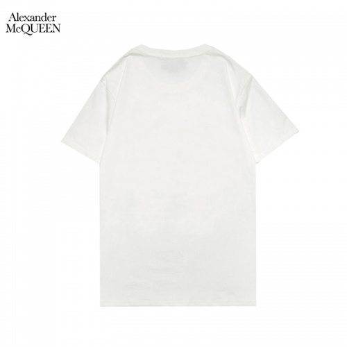 Replica Alexander McQueen T-shirts Short Sleeved For Men #863891 $29.00 USD for Wholesale