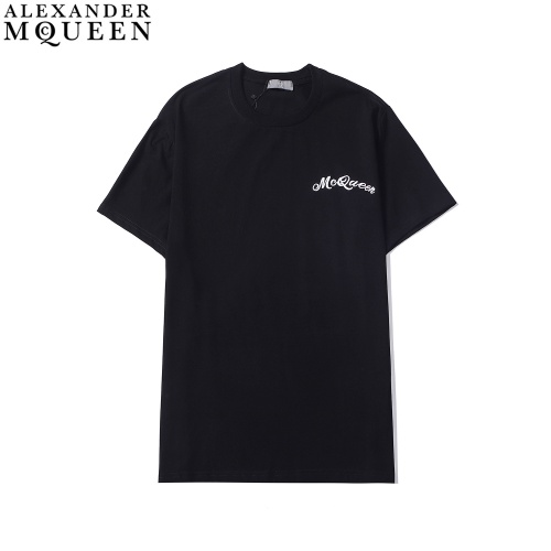 Alexander McQueen T-shirts Short Sleeved For Men #863894 $29.00 USD, Wholesale Replica Alexander McQueen T-shirts