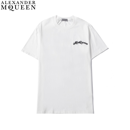 Alexander McQueen T-shirts Short Sleeved For Men #863895 $29.00 USD, Wholesale Replica Alexander McQueen T-shirts