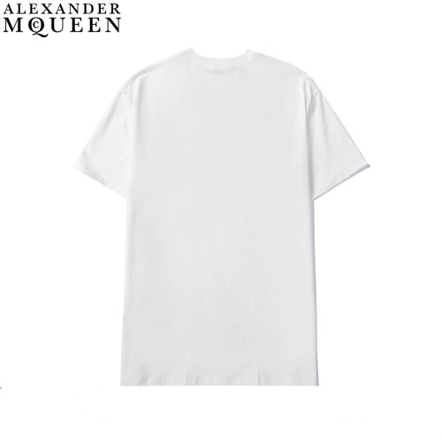 Replica Alexander McQueen T-shirts Short Sleeved For Men #863895 $29.00 USD for Wholesale