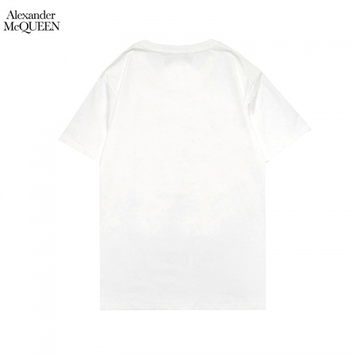 Replica Alexander McQueen T-shirts Short Sleeved For Men #863897 $29.00 USD for Wholesale