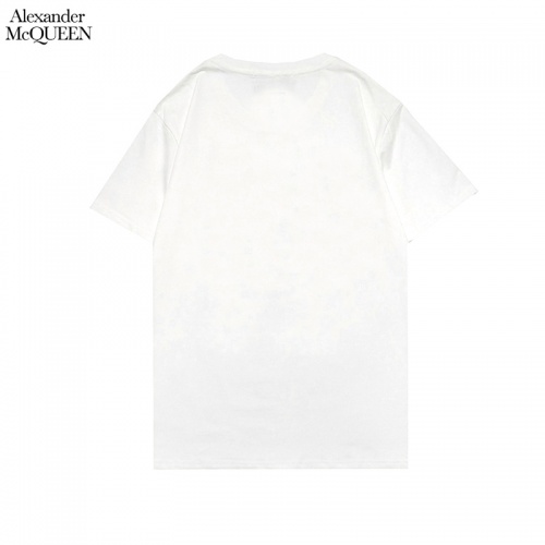 Replica Alexander McQueen T-shirts Short Sleeved For Men #863898 $27.00 USD for Wholesale