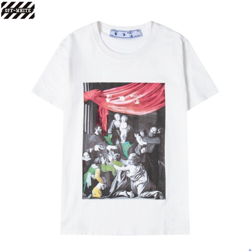 Off-White T-Shirts Short Sleeved For Men #863900 $29.00 USD, Wholesale Replica Off-White T-Shirts
