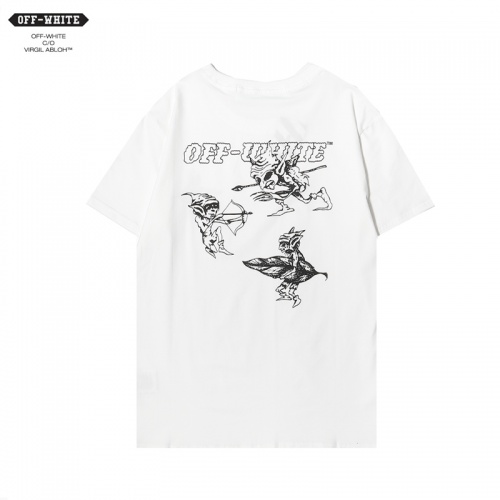 Off-White T-Shirts Short Sleeved For Men #863902 $27.00 USD, Wholesale Replica Off-White T-Shirts