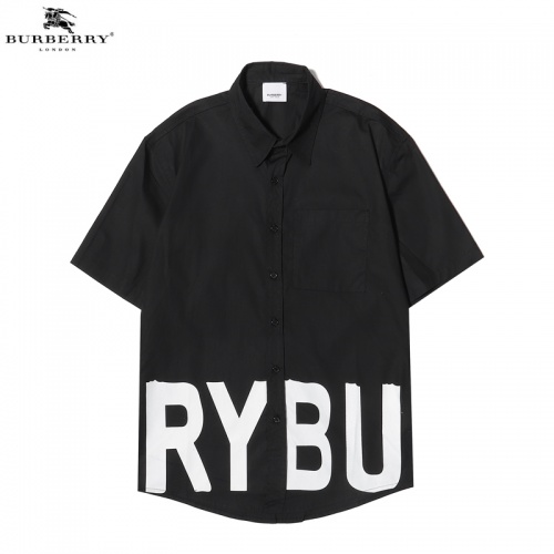 Burberry Shirts Short Sleeved For Men #863943 $39.00 USD, Wholesale Replica Burberry Shirts