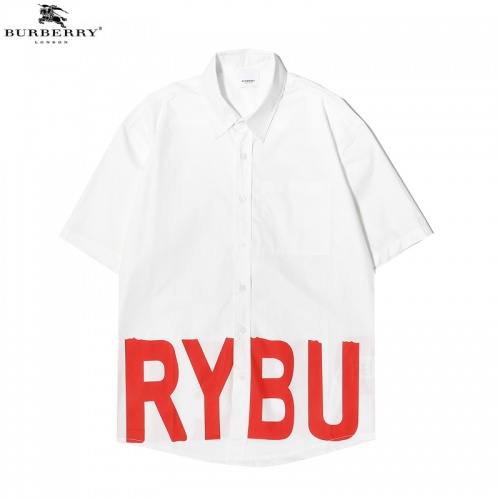Burberry Shirts Short Sleeved For Men #863944 $39.00 USD, Wholesale Replica Burberry Shirts