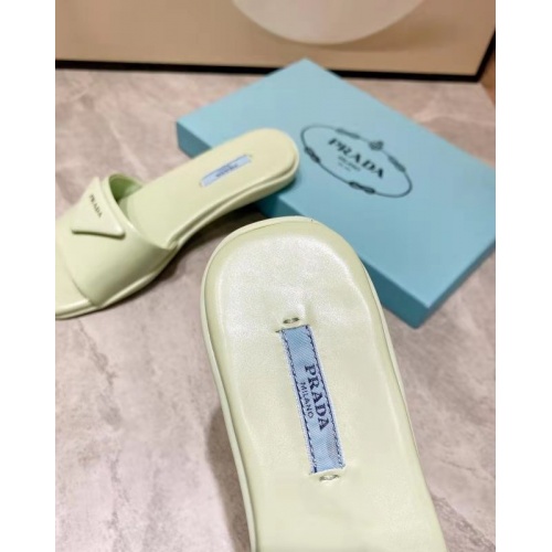 Replica Prada Slippers For Women #864023 $81.00 USD for Wholesale