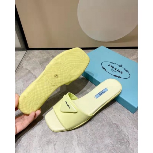 Replica Prada Slippers For Women #864024 $81.00 USD for Wholesale