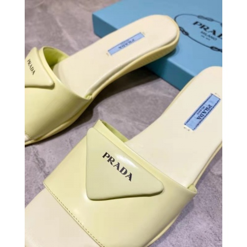 Replica Prada Slippers For Women #864024 $81.00 USD for Wholesale