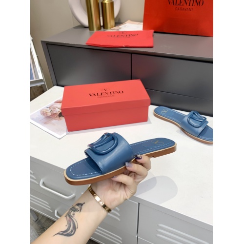 Replica Valentino Slippers For Women #864034 $60.00 USD for Wholesale