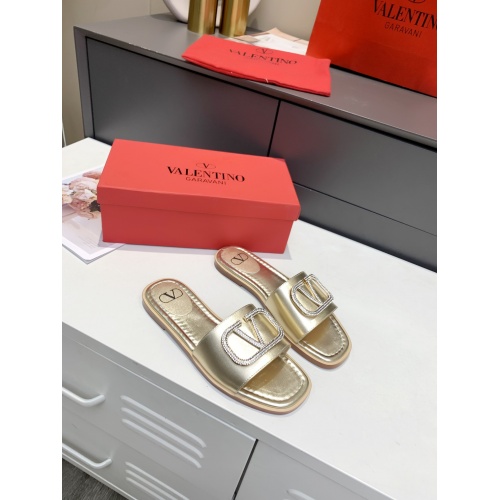Replica Valentino Slippers For Women #864036 $60.00 USD for Wholesale