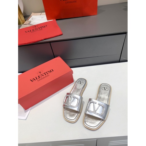 Replica Valentino Slippers For Women #864037 $60.00 USD for Wholesale