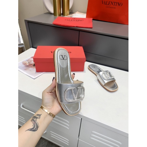 Replica Valentino Slippers For Women #864037 $60.00 USD for Wholesale