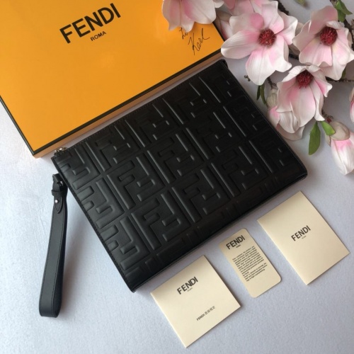 Fendi AAA Man Wallets #864051 $102.00 USD, Wholesale Replica Fendi AAA Man Wallets