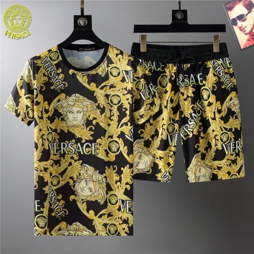 Versace Tracksuits Short Sleeved For Men #864081 $52.00 USD, Wholesale Replica Versace Tracksuits