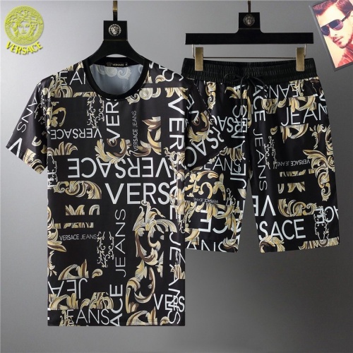 Versace Tracksuits Short Sleeved For Men #864084 $52.00 USD, Wholesale Replica Versace Tracksuits