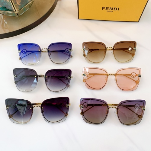 Replica Fendi AAA Quality Sunglasses #864482 $48.00 USD for Wholesale