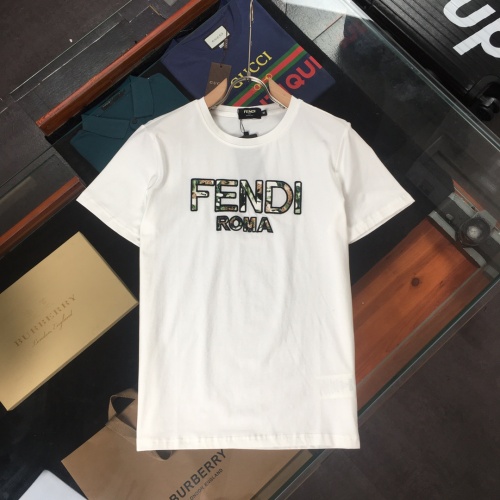 Fendi T-Shirts Short Sleeved For Men #864538 $42.00 USD, Wholesale Replica Fendi T-Shirts