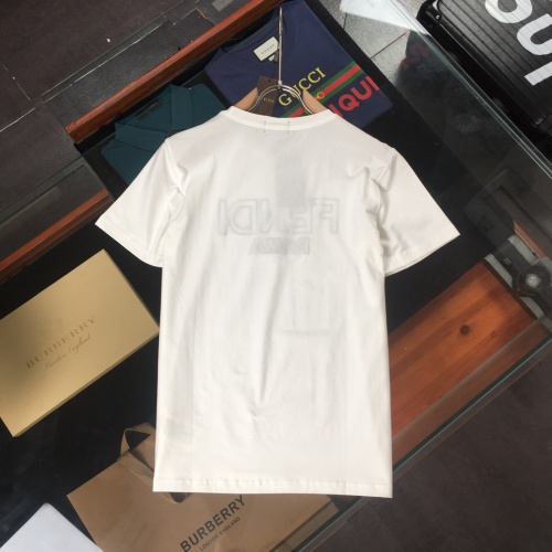 Replica Fendi T-Shirts Short Sleeved For Men #864538 $42.00 USD for Wholesale