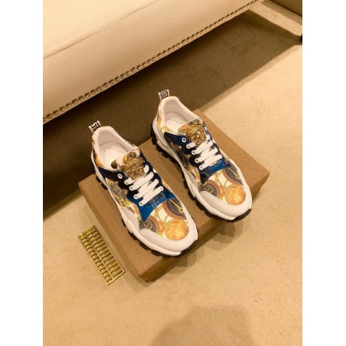 Replica Versace Casual Shoes For Men #864763 $80.00 USD for Wholesale