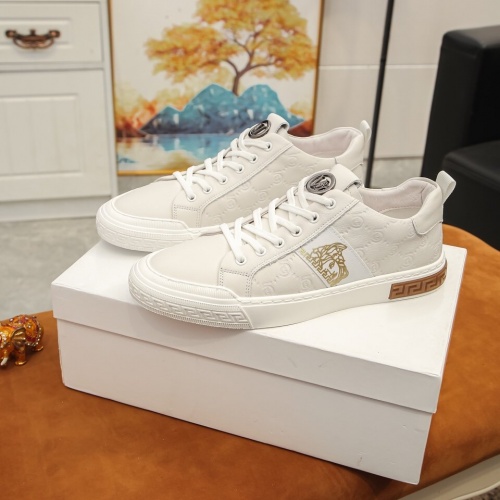 Replica Versace Casual Shoes For Men #864766 $82.00 USD for Wholesale